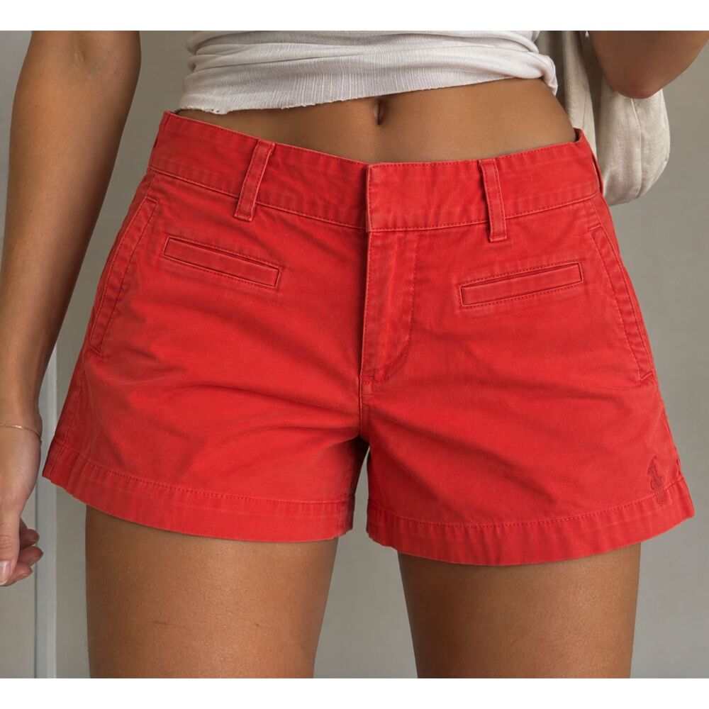 Ralph Lauren Coral Chino Mini Shorts
